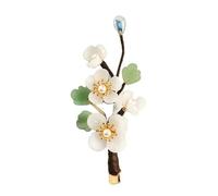 VICASKY 1pezzi Fermaglio Capelli Da Sposa in Stile Cinese Forcina Floreale Per Donna Ragazza Accessorio Capelli Elegante Per Festività e Vita Quotidiana