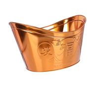 VICASKY 1pezzi Inceneritore Per Sacrifici in Ferro Resistente Alle Alte Temperature Secchio Color Oro Per Bruciare Carta Contenitore Pratico e Facile Da Pulire Per Uso Domestico