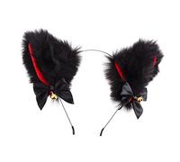 VICASKY 1pezzi Orecchie Da Gatto Fascia Per Capelli Cerchietto Cosplay Copricapo Per Feste Di Compleanno Teatro Natale Accessori Per Capelli