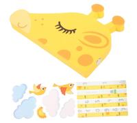 VICASKY 1set Adesivi Decorativi Per Misurare Giraffa Per Facile Applicare e Rimuovere Per Stanze Dei Nidi Scuole e