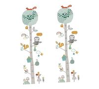 VICASKY 1set Adesivi Murali Per Misurazione Ragazzo Ragazza Adesivi Decorativi Per Camera Dei Ragazzo Ragazza Con Animali Colorati Confezione