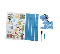 VICASKY 1set Adesivi Murali Per Misurazione Ragazzo Ragazza Righello Crescita Dinosaurs Decorazione Murale Rimovibile Per Camerette e Nursery