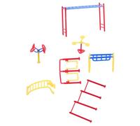 VICASKY 1set Attrezzature per il fitness in miniatura Modello Accessori Decorativi Per Casa delle Bambole E Tavolo di Sabbia Scala Colori Casuale Miniatura Decorazione Per Scene Creative