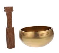 VICASKY 1set Ciotola Tibetana Per Meditazione e Relax Strumento Per Guarigione e Mindfulness Portatile Per Pratiche Spirituali e Yoga