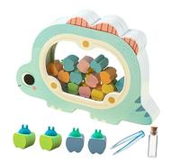 VICASKY 1set Contenitori Per Denti Da Latte Legno Per Ragazzo Ragazza Organizer Creativo Per Ricordi Infantili Box Per Denti Con Design Cartoon Per Ragazzo Ragazza e Per Shower