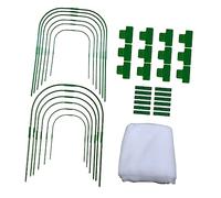 VICASKY 1Set di protezioni per piante con protezione antigelo e coperture per telaio del piede, connettori e clip per verdure e piante in inverno