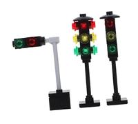VICASKY 1set Giocattolo Semaforico Per Ragazzo Ragazza Kit Educativo Di Traffico Per Miniature Di Città Sviluppo Creativo Con Blocchi Piccoli Per Apprendimento e Divertimento Accessori