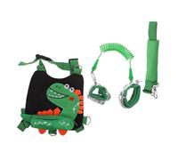 VICASKY 1set Imbracature Antiperdite Per Ragazzo Ragazza Con Guinzaglio e Design Motivo Dinosauro Sicurezza e Comfort Per Passeggiate Estive