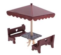 VICASKY 1set In Miniatura Mobili Da Giardino Realistico Panchina Parco Con Parti Casa Doll Accessori Per La Decorazione In Miniatura E Per Il Modello Di Paesaggio