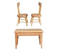 VICASKY 1set In Miniatura Sala Da Pranzo Mobili Con Tavolo E Sedie Casa Delle Bambole Mobili In Miniatura Per La Decorazione Creativa E Fotografia Fatto A Mano Di Leggero Durevole E Alla Moda