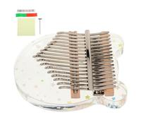 VICASKY 1set Kalimba Trasparente Tasti Strumento Musicale Per Principianti e Amanti Della Musica Facile Da Suonare Include Borsa Di Trasporto e Accessori Strumento Acrilico Per Creare
