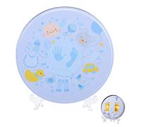 VICASKY 1set Kit Di Delle Impronte Neonatali Facile Da Usare Per Creare Impronte Di Mani e Piedi Del Tuo Bebè Confezione Elegante Ottimo Per Regali e Momenti Speciali