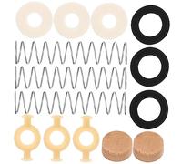 VICASKY 1set Kit di Riparazione Tromba Con Dischi Di Feltro Tampone Di Stop E Guide Valvole Accessori Essenziali Per La E La Manutenzione Di Trombe