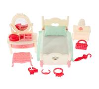 VICASKY 1set Mobili In Miniatura Per La Casa Doll Camera Da Letto Realistica Accessori Decorazione Per Paesaggi In Miniatura E Progetti Accessori Per Mondi Di Gioco Creativi
