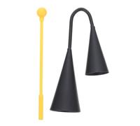 VICASKY 1set Percussione Con Doppi Campanacci e Strumento Per Concerti e Scuole Per Sviluppare Abilità e Coordinazione