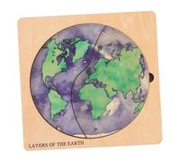 VICASKY 1set Puzzle Del Globo Terrestre Per Ragazzo Ragazza Gioco Didattico Per Insegnare Geografia e Struttura Della Facile Da Assemblare e Divertente