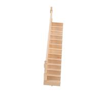 VICASKY 1set scala in miniatura per la casa delle bambole scala di alta qualità gradini in legno accessori per paesaggi in miniatura sicuro e adatto ai bambini design realistico