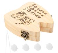 VICASKY 1set Scatola Per Conservazione Denti Dei Ragazzo Ragazza Organizer Leggero e Portatile Con Bottiglia Per Fetali Scatola Per Prima Dente e Momenti Speciali Dei Ragazzo Ragazza