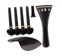 VICASKY 1Set Violino Accessori In Ebano Peg Chinrest Endpin E Tailpiece Per Violino Facile Installazione Durevole E Stabile Accessori Per Gli appassionati di Violino