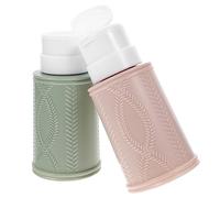 VICASKY 2 bottiglie di liquido ricaricabili per solvente per unghie, bottiglie a pompa e accessori per manicure a prova di perdite, con dispenser a pressione