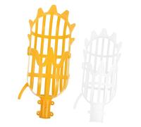 VICASKY 2 cestini per frutta pratici strumenti di raccolta per grandi dimensioni gialli e piccoli bianchi per tronchi e lavori di giardinaggio durevoli