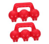 VICASKY 2 clip per palla di neve, palla di neve, sfere di neve, spazzaneve falsi, giocattoli invernali, clip in plastica
