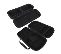 VICASKY 2 custodie per microfono, serratura a combinazione, microfono a mano, piastra di riempimento per porta, accessori per tubi di drenaggio, feste, golf, portatili, golf, colore nero Eva