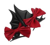 VICASKY 2 fermagli per capelli di Halloween con design a forma di del diavolo, per un'atmosfera festiva, accessori per capelli, fermagli per capelli di Halloween