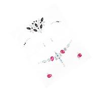 VICASKY 2 fogli adesivi per il viso, per il trucco, facile da applicare per adulti e perfetti