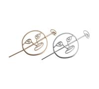 VICASKY 2 forcine vintage per capelli in stile retrò, con acconciature alte e stile quotidiano, leggere e portatili