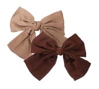 VICASKY 2 grandi fiocchi per capelli per neonati, fermagli per capelli da donna, alla moda, per la vita di tutti i giorni