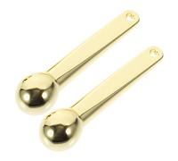 VICASKY 2 massaggiatore manuale per gli occhi, portatile, per l'applicazione della crema per gli occhi, strumento per la cura della pelle, colore oro