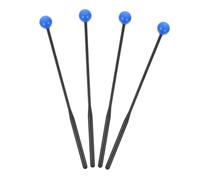 VICASKY 2 paia di bacchette professionali per lingue con testa in gomma impugnatura bacchette musicali per marimba e strumenti a percussione per principianti e lezioni di musica