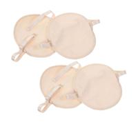 VICASKY 2 paia di cuscinetti ascellari assorbenti per donna, lavabili, riutilizzabili, colore della pelle, traspiranti, per una protezione efficace contro le macchie di sudore