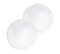 VICASKY 2 palline di polistirene per progetti fai da te, non verniciate, per pupazzo di neve e feste invernali