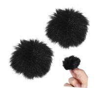 VICASKY 2 paravento peloso per microfoni, protezione antipop efficace per interviste e registrazioni, migliora la qualità del suono, vestibilità sicura, versatile, estetica