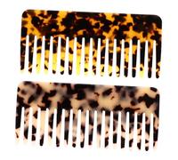 VICASKY 2 pettini per capelli in acetato di cellulosa, per districare delicatamente capelli bagnati e ricci, per uomini, durevoli e delicati sulla pelle