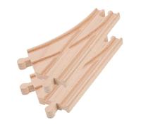 VICASKY 2 pezzi accessori in legno per treno, accessori per la rimozione del binario, accessori per il treno, per la ferrovia, per il treno, per la ferrovia, giocattolo educativo, kaki