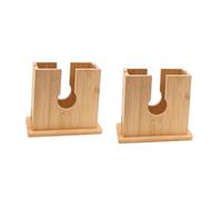 VICASKY 2 Pezzi Affettatrice Manuale per Pane in Legno con Guida per Fette Uniformi Strumento Versatile per Taglio Rapido Pane e Bagel per Cucina e Panificazione