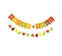 VICASKY 2 Pezzi Bandierine Swallowtail Colorate per Festa di Ringraziamento Decorazioni Sospese Facili da Assemblare per Interni ed Esterni