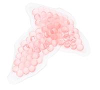 VICASKY 2 Pezzi Bende sugli occhi caldi e Gel pastiglie di raffreddamento labiale maschera per le labbra per la casa Accessorio per labbra impacco freddo tpu rosa