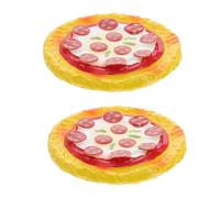 VICASKY 2 pezzi Calamite Frigorifero Pizza Design Decorazioni Magnetiche per Cucina e Casa Adesivi Magnetici e Creativi