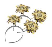 VICASKY 2 Pezzi Cerchietti Capodanno Stella Accessori Flessibili e Leggeri per Feste e Foto Ricordi