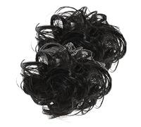 VICASKY 2 Pezzi Chignon Disordinato Volume Curly Clip per Posticci per Look Naturale e Affascinante Accessori per Styling Facile per Occasione