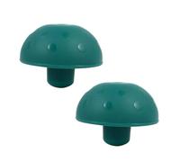 VICASKY 2 pezzi Chiusura per Bottiglia Vino in Silicone Alimentare Sughero Sigillante Riutilizzabile Forma a Cappello Accessorio Decorativo per Bottiglie di Vino e Spumante Materiale