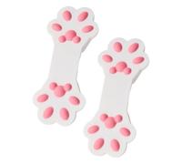 VICASKY 2 Pezzi Clip per Snack a Zampa di Gatto in Silicone, Riutilizzabile | Sacchetti di Cibo per Animali e Chicchi di Caffè, Superficie Liscia, Anti Fuoriuscita