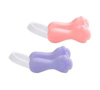VICASKY 2 pezzi Clip per Sollevamento Naso in Silicone Correttore Nasale per Adulti e Dispositivo Beauty Antirussamento per Dormire Morbido e Indolore Rosa