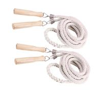 VICASKY 2 Pezzi Corda per Saltare in Cotone Intessuta e Corda Lunga per Gruppi e Squadre Antiscivolo e Traspirante per Giochi di Gruppo Fitness Attività Outdoor e Indoor