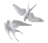 VICASKY 2 pezzi decorazione da parete set di uccelli decorazione per soggiorno e corridoio per interni eleganti installazione versatile