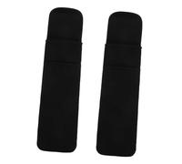 VICASKY 2 pezzi di custodia per bigodini, borsa per la cura dei capelli, per ferro arricciacapelli, borsa resistente al calore, per ferro arricciacapelli, borsa da parrucchiere, in neoprene nero